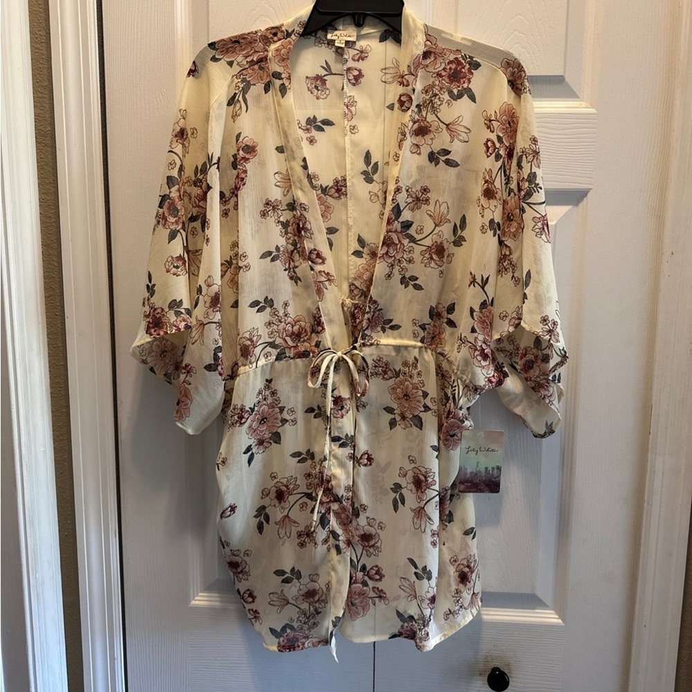 Lily White Kimono Brand New